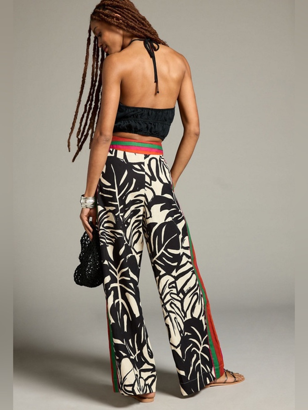 Farm Rio Wide-Leg Linen Pants - Picture 2 of 11